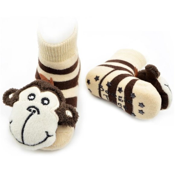 Monkey Rattle Socks - Picture 1 of 3